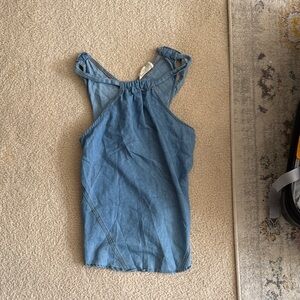 Sweet Wanderer Blue Denim Tank Top